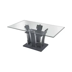 72" Lexinton Rectangle Glass Top Dining Table - HOMES: Inside + Out -Furniture Store GUEST 95be9419 52fd 4761 b267 de2fb0fd4ced