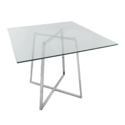 36" Cosmo Square Dining Table Glass - LumiSource 20 36" Cosmo Square Dining Table Glass - LumiSource -Furniture Store GUEST 9677493d 71b8 4c0b a7d3 0d649385e98c