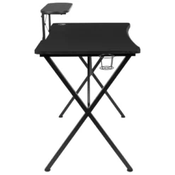 BlackArc Tango Gaming Desk & Chair Set - Reclining Gaming Chair With Slide-Out Footrest & Gaming Desk With Cupholder/Headphone Hook -Furniture Store GUEST 96e831a2 aa99 4751 9602 aa2b2bac7a62
