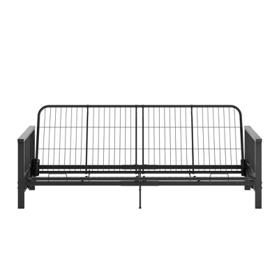 Full Anders Metal Arm Futon With 6" Microfiber Mattress - Room & Joy 11 Full Anders Metal Arm Futon With 6" Microfiber Mattress - Room & Joy - Image 9