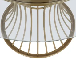 Westwood Glass Top Dining Table With Tempered Glass Brass - CosmoLiving By Cosmopolitan 10 Westwood Glass Top Dining Table With Tempered Glass Brass - CosmoLiving By Cosmopolitan -Furniture Store GUEST 9833fcb5 d502 4dba 9249 259fe22b35df