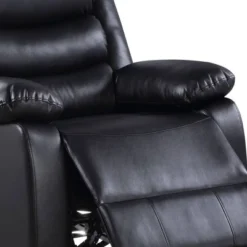 39" Eilbra PU Recliner Sofa Black- Acme Furniture 12 39" Eilbra PU Recliner Sofa Black- Acme Furniture -Furniture Store GUEST 987284b2 a040 4e0d 8717 2e347c9da589
