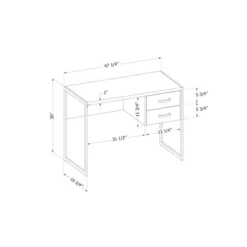 Mezzy Computer Desk Brown Oak - South Shore -Furniture Store GUEST 9915569f 1151 459d 8126 4feae1a8dfb8