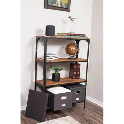 Internet's Best Collapsible File Box Storage Organizer With Lid - 1 Pack - Charcoal 5 Internet's Best Collapsible File Box Storage Organizer With Lid - 1 Pack - Charcoal - Image 3