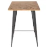 41" Oregon Industrial Bar Height Pub Table Matte Gray Metal With Medium Brown Wood Top - LumiSource 1 41" Oregon Industrial Bar Height Pub Table Matte Gray Metal With Medium Brown Wood Top - LumiSource -Furniture Store GUEST 9a998da7 272b 4784 86e0 6a99e7ec8b9a