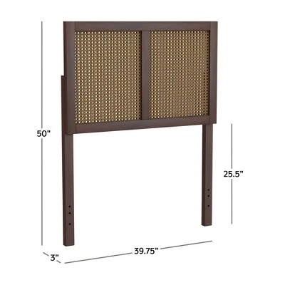 Serena Wood And Cane Panel Headboard - Hillsdale Furniture 4 Serena Wood And Cane Panel Headboard - Hillsdale Furniture - Image 2