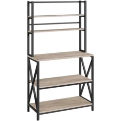 Yaheetech 5-Tier Kitchen Baker's Rack Utility Storage Shelf With 5 Shelves & Adjustable Feet -Furniture Store GUEST 9ce8c636 08aa 4091 961c 120c98a14af8