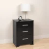 Coal Harbor 3 - Drawer Tall Nightstand - Prepac -Furniture Store GUEST 9d73c101 5775 4ce4 8fa4 16d1b8643f8c