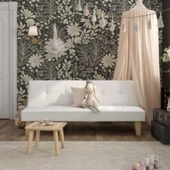 Alexis Futon White - Room & Joy