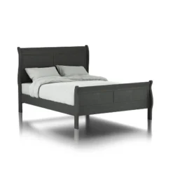 3pc Sliver Sleigh Bed With 2 Nightstands - HOMES: Inside + Out -Furniture Store GUEST a09c80bc ab2e 4c7f 8c92 03abb34cf9d9