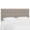 Arcadia Nailbutton Metallic Upholstered Headboard Groupie Pewter - Skyline Furniture -Furniture Store GUEST a104e212 21ab 4bb3 8dbe 9fab7e9734c3