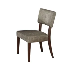 Se Of 2 20" Drake Dining Chairs Gray Fabric/Espresso - Acme Furniture -Furniture Store GUEST a3488812 17cf 4136 b8e4 9000d4daf489