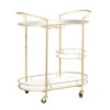 Contemporary Iron Bar Cart Gold - Olivia & May -Furniture Store GUEST a4559a68 e70e 493c add8 cc97ef38f32a