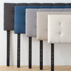 Emmie Adjustable Upholstered Headboard With Square Tufting - Brookside Home -Furniture Store GUEST a5c46c07 fa64 410e 8197 637843315227