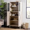 68" Boho Modern Tall Storage Wood Cabinet - Saracina Home -Furniture Store GUEST a762cf5c 894e 4006 9d1b 6e44b476786b