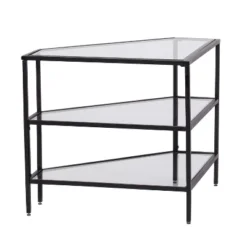 Conrad Metal/Glass Corner TV Stand For TVs Up To 32" Black - Aiden Lane 16 Conrad Metal/Glass Corner TV Stand For TVs Up To 32" Black - Aiden Lane -Furniture Store GUEST a7eb2820 68cf 4237 aa2a fbed34149167