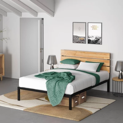 Paul Metal Platform Bed Frame Natural -ZINUS 7 Paul Metal Platform Bed Frame Natural -ZINUS - Image 5