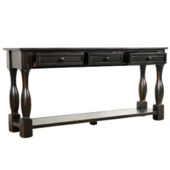 64"L Extra-thick Console Table With Drawers And Shelf-ModernLuxe 12 64"L Extra-thick Console Table With Drawers And Shelf-ModernLuxe -Furniture Store GUEST aec834f2 62e5 41b6 93d8 0fd854f2f820