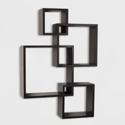 25.5" X 17.75" Intersecting Cube Wall Shelf - Danya B. -Furniture Store GUEST aef06d7a 10f1 409f bffe 22b6a066b11d