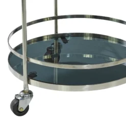 Contemporary Stainless Steel And Smoke Glass Bar Cart Silver - Olivia & May 11 Contemporary Stainless Steel And Smoke Glass Bar Cart Silver - Olivia & May -Furniture Store GUEST aff39804 1105 45f1 9925 d747b1a2ef1e