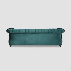 Bowie Modern Glam Velvet Sofa Teal - Christopher Knight Home -Furniture Store GUEST b0077f42 d7fe 4aa7 97a8 f05153ef47e4