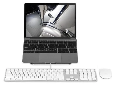 Mount-It! Tilted Laptop & Tablet Riser | Laptop Cooling Stand For MacBook, MacBook Pro, Chromebook, IPad Pro, Drawing Tablets With 11" - 15" Screens 6 Mount-It! Tilted Laptop & Tablet Riser | Laptop Cooling Stand For MacBook, MacBook Pro, Chromebook, IPad Pro, Drawing Tablets With 11" - 15" Screens - Image 4