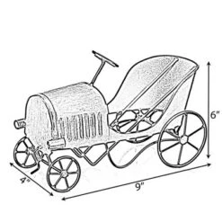 Vintiquewise Metal Figurine Car Shaped Vintage Wine Single Bottle Holder Stand Rack -Furniture Store GUEST b0c13e73 345b 4f93 bfd3 6de94a46a447