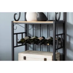 Praha Bakers Rack Black - Boraam -Furniture Store GUEST b21b32e6 de8e 4bb8 8261 297784463384