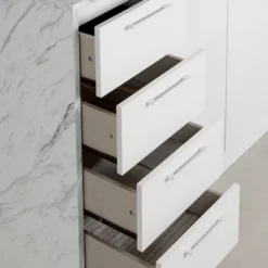 Myro Kitchen Island Faux White Marble/White - South Shore 20 Myro Kitchen Island Faux White Marble/White - South Shore -Furniture Store GUEST b3369a44 cd7e 4921 bb21 37e4011608c8