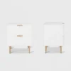 Jolie 2 Drawer Side Table White - Adore Decor 1 Jolie 2 Drawer Side Table White - Adore Decor -Furniture Store GUEST b3459f73 827a 4559 ae4f 9a5718bda6ea