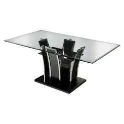 72" Lexinton Rectangle Glass Top Dining Table - HOMES: Inside + Out -Furniture Store GUEST b3b83d3f 0d89 4c36 957b 7b3a523bb7bb