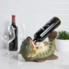 True Boozy Bass Polyresin Wine Bottle Holder Set Of 1, Green, Holds 1 Standard Wine Bottle -Furniture Store GUEST b42b9bf7 0c9b 4a4b a108 eb4b7b677319