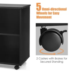 Costway 3-Drawer File Cabinet Mobile Lateral Cabinet Printer Stand EspressoBlack 20 Costway 3-Drawer File Cabinet Mobile Lateral Cabinet Printer Stand EspressoBlack -Furniture Store GUEST b431bcd0 d6f3 44f0 90b6 e23a81253bd0