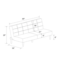 Bowie Upholstered Futon - Room & Joy 25 Bowie Upholstered Futon - Room & Joy -Furniture Store GUEST b47d8c3d 4ff2 41ac ad4d ae7ed6219b5d