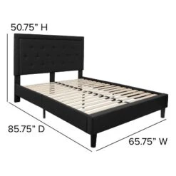 Merrick Lane Platform Bed Tufted Upholstered Platform Bed -Furniture Store GUEST b59dc761 a2b7 40d9 8ad0 8fffbcc17cda