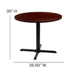 Emma And Oliver 36" Round Multi-Purpose Conference Table - Meeting Table For Office -Furniture Store GUEST b5a8cfa3 dc65 4ad4 8de8 2265ce4b35ab