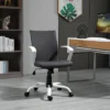 Vinsetto Mid Back Home Office Chair With Adjustable Height, High Armrests And Rocking Function -Furniture Store GUEST b6129fef c662 471d 82b3 9a8f73de071c