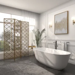 Modern Metal Filigree Room Divider Screen Gold - Olivia & May 22 Modern Metal Filigree Room Divider Screen Gold - Olivia & May -Furniture Store GUEST b67d6702 5ebc 4704 abe0 7f5cdaa2719e