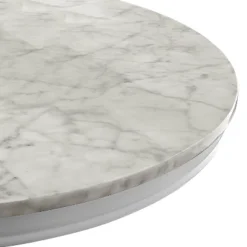 Kennegad Round Dining Table White - HOMES: Inside + Out -Furniture Store GUEST b6e0e5f3 2849 4771 9bac cdf47f2fccc0