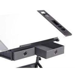 Core Drawing Table And Stool Set Charcoal Black/White - Studio Designs 33 Core Drawing Table And Stool Set Charcoal Black/White - Studio Designs -Furniture Store GUEST ba1dbb4e 6bb8 4e15 a8dd 233c7d56cc4b
