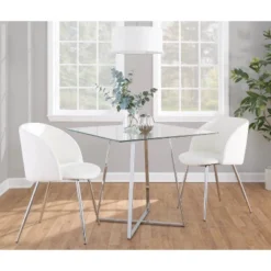 36" Cosmo Square Dining Table Glass - LumiSource 22 36" Cosmo Square Dining Table Glass - LumiSource -Furniture Store GUEST ba63bd59 d74c 476f ad4b 235c2324f620