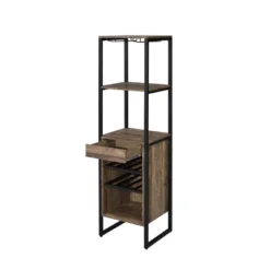 Narik Wine Rack Weathered Oak - Acme Furniture -Furniture Store GUEST bc7b9331 8568 4b4c 842e d7c9c8f3b7e6