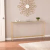 Dillard Narrow Long Console Table Deep Gold - Aiden Lane -Furniture Store GUEST bda7cab1 9f4f 4ba2 bdc4 60b59068de4d