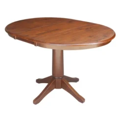 36" Magnolia Round Top Dining Table With 12" Leaf - International Concepts -Furniture Store GUEST bdace157 b111 4948 99c1 7e3821e5d557