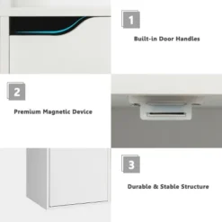 Costway 9 Cube Bookcase Cabinet Wood Bookcase Storage Shelves Room Divider Organization -Furniture Store GUEST c0c5f138 3031 4a87 98c2 52e8c0edba95