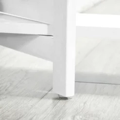 HOMCOM 4 Panel 67" Tall Wood Privacy Screen Room Divider With 3 Display Shelves, And Folding Storage For Bedroom Or Home Office, White -Furniture Store GUEST c2bd0b6e 1190 47a1 af06 1ec55f665897