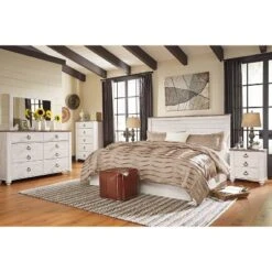 King Adult Headboard Cream - Signature Design By Ashley -Furniture Store GUEST c494daab 066c 4257 95c4 75e622b85f20