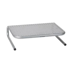 Mind Reader Metal Monitor Stand With Keyboard Storage Space Silver -Furniture Store GUEST c4a0f7bc 6e06 438b 8aa8 1dc397df4d5d