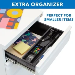 Mount-It! Mobile File Cabinet With 3 Drawers, Under Desk Rolling Storage , White -Furniture Store GUEST c4f48515 ffce 4935 91e8 076d18f4de11