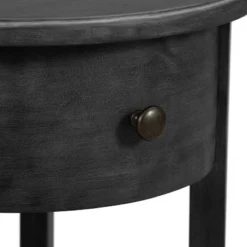 James Round Side Table Dark Gray - Finch -Furniture Store GUEST c5de4501 fc63 41dd 94a7 efdca6d2c52f